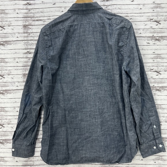 Banana Republic Heritage Collection Denim Chambray Grant Fit Shirt Men's Large - Picture 3 of 12